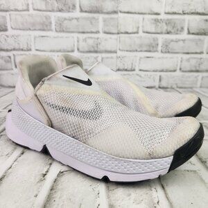 Nike Go Flyease Women's Sz 9.5 White Sail Easy On Off Slip On Hand Free Sneaker